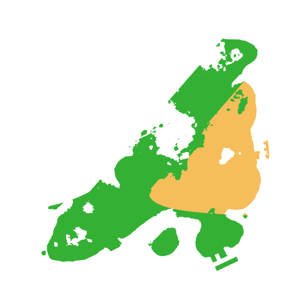 Biome Rust Map: Procedural Map, Size: 2500, Seed: 661