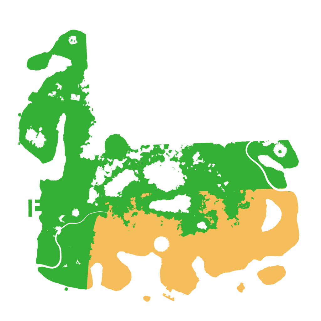 Biome Rust Map: Procedural Map, Size: 3750, Seed: 87952