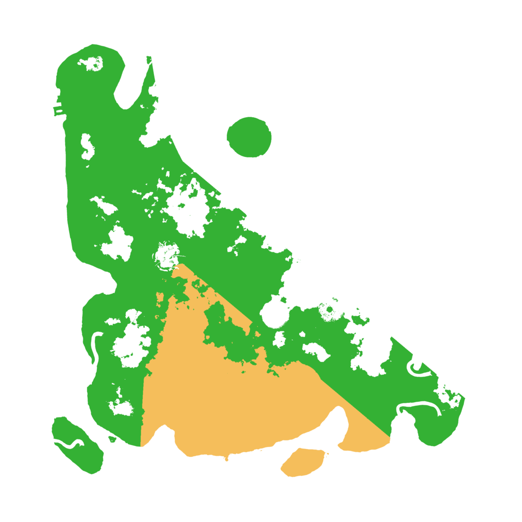 Biome Rust Map: Procedural Map, Size: 3500, Seed: 40460176