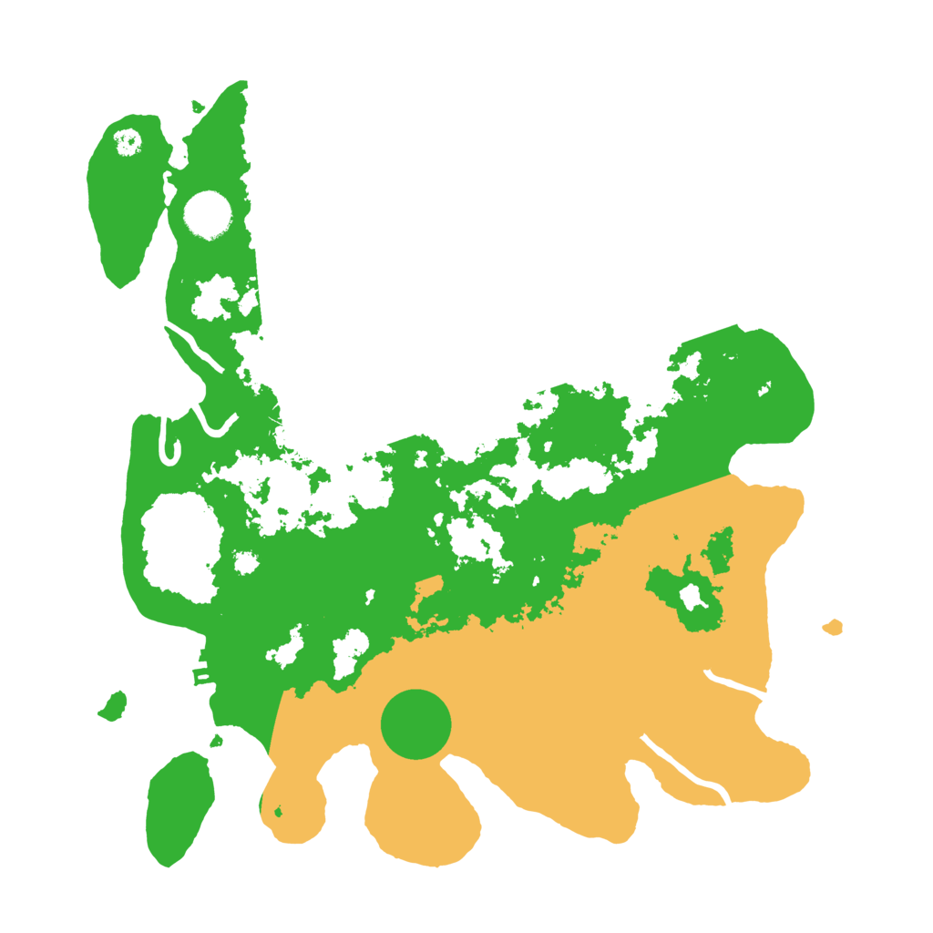 Biome Rust Map: Procedural Map, Size: 3500, Seed: 89820573