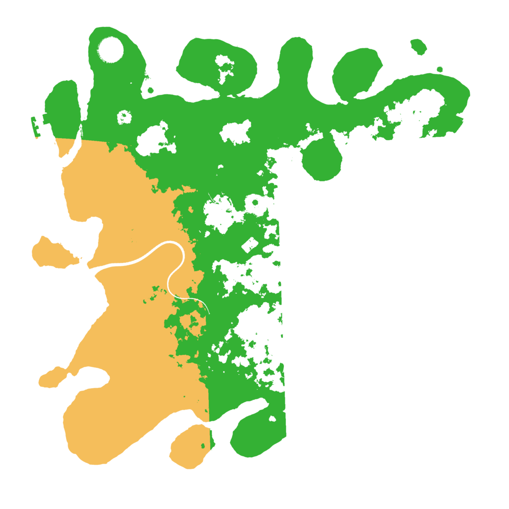 Biome Rust Map: Procedural Map, Size: 3500, Seed: 38735866