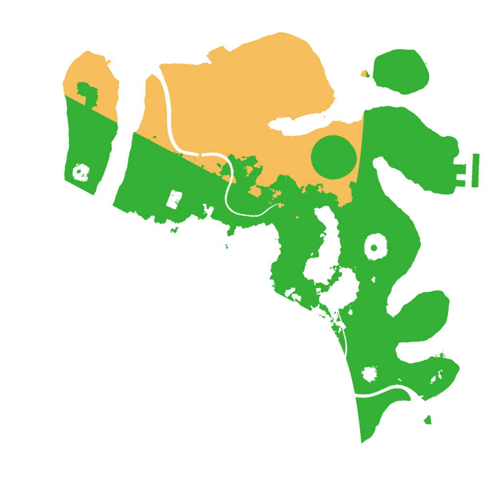 Biome Rust Map: Procedural Map, Size: 3000, Seed: 888777