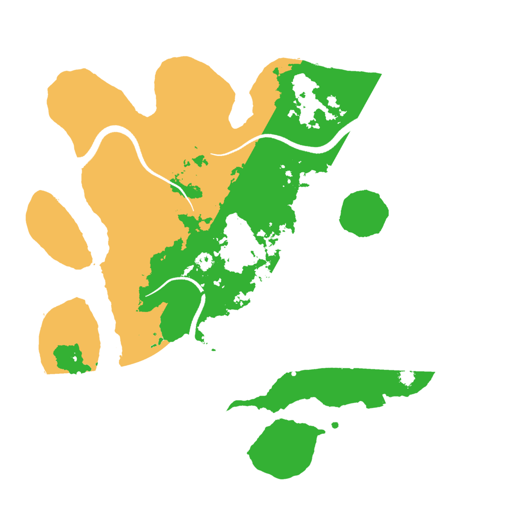Biome Rust Map: Procedural Map, Size: 3000, Seed: 891034404