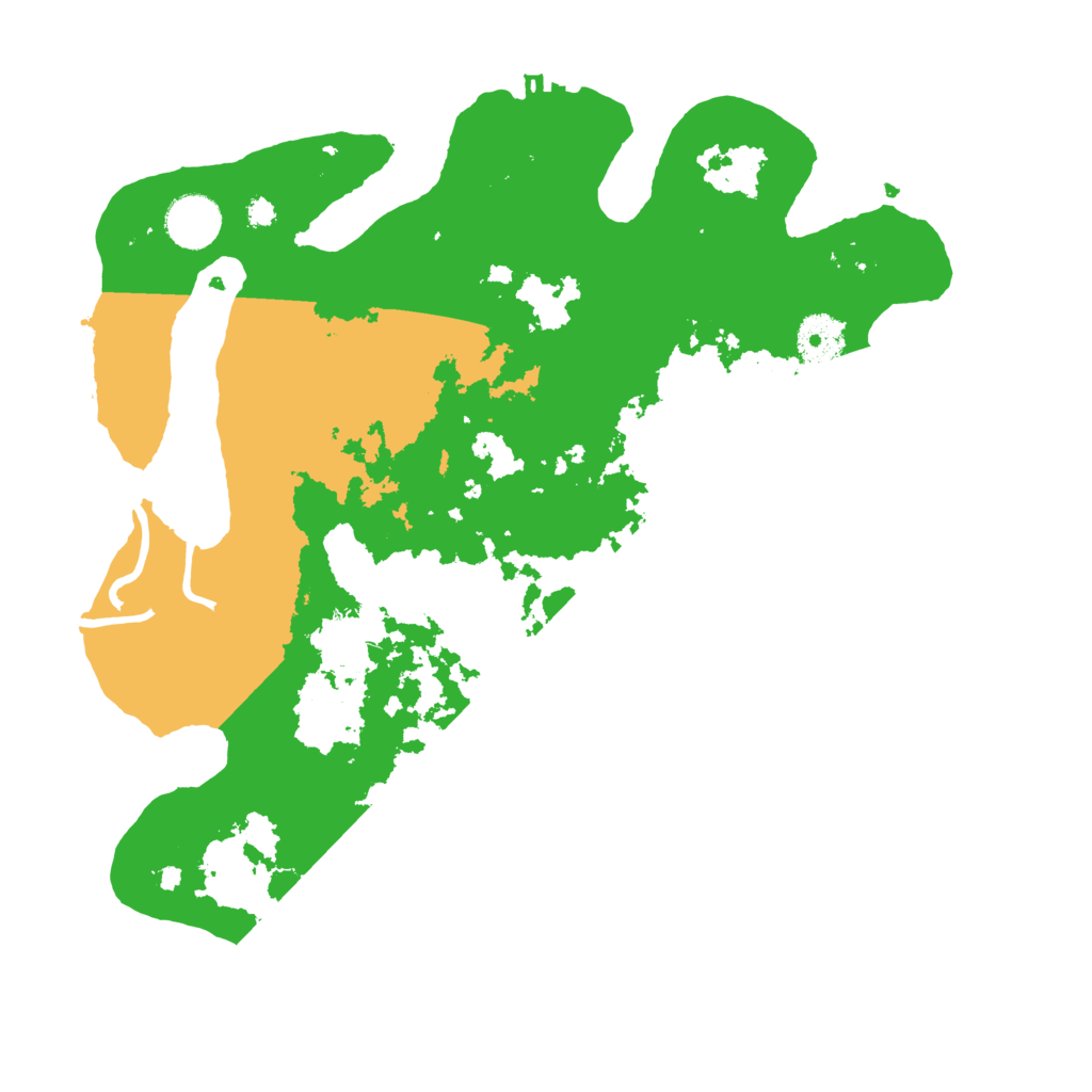 Biome Rust Map: Procedural Map, Size: 3500, Seed: 45421738