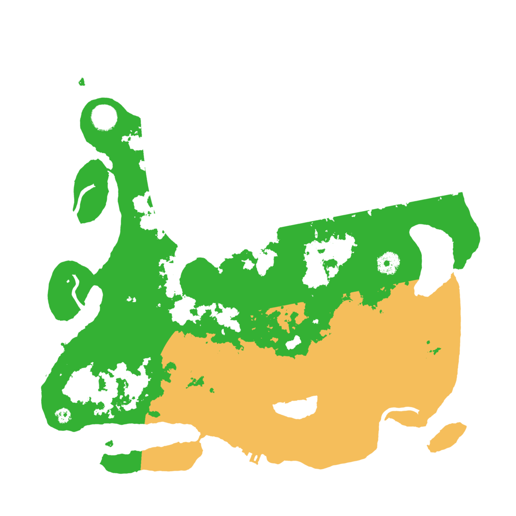 Biome Rust Map: Procedural Map, Size: 3500, Seed: 291696