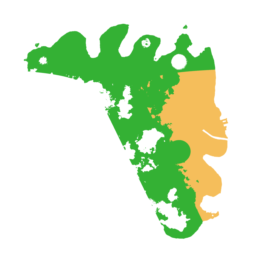 Biome Rust Map: Procedural Map, Size: 3000, Seed: 5553
