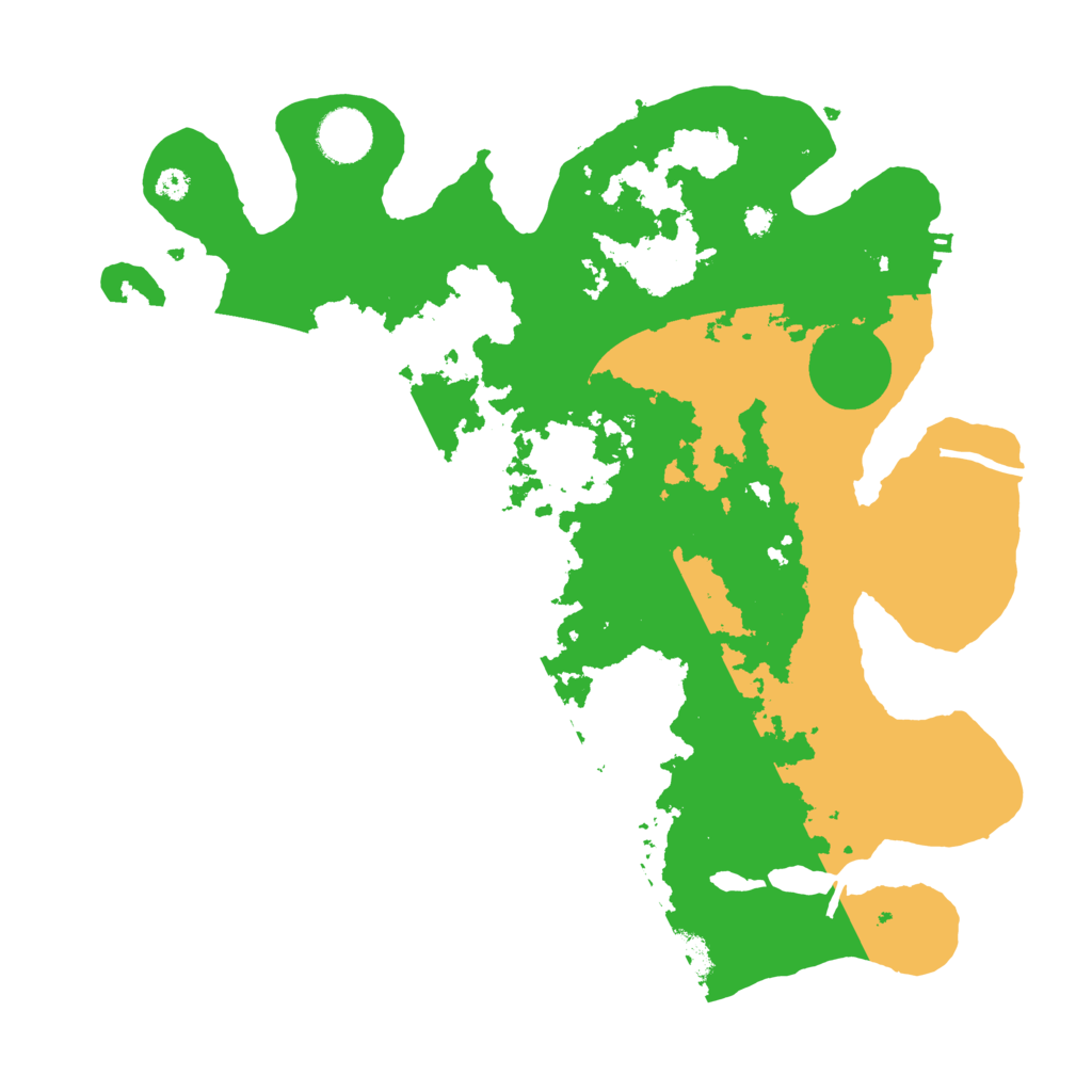 Biome Rust Map: Procedural Map, Size: 3500, Seed: 2423526