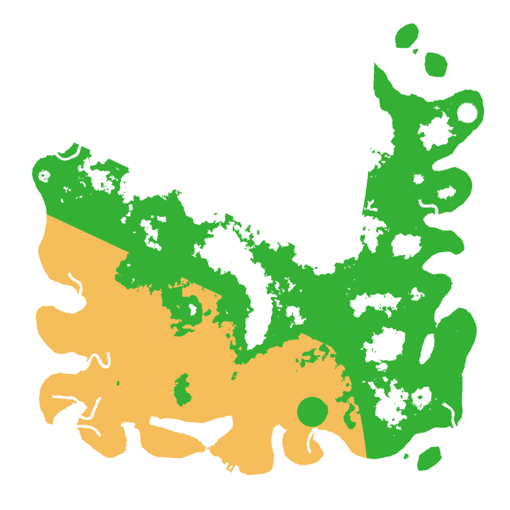 Biome Rust Map: Procedural Map, Size: 4500, Seed: 1129068564
