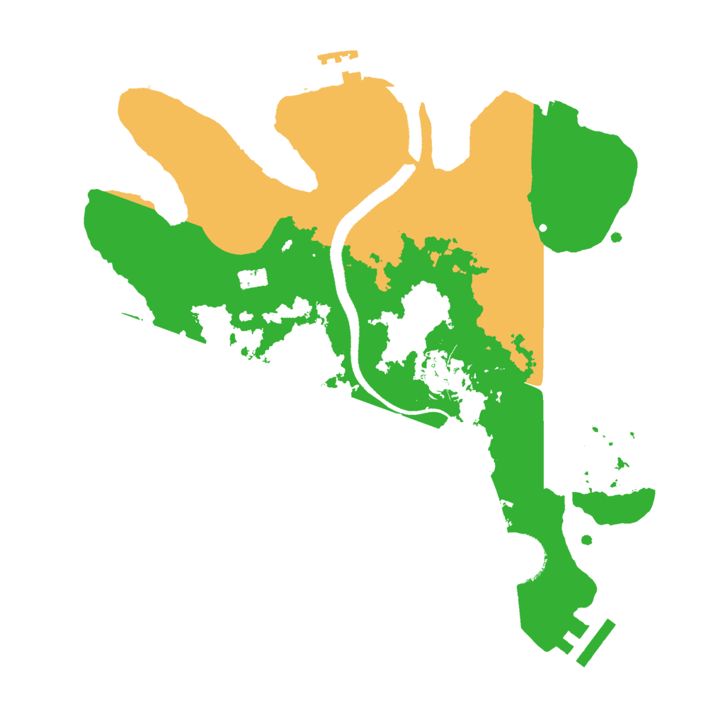 Biome Rust Map: Procedural Map, Size: 2750, Seed: 87432285