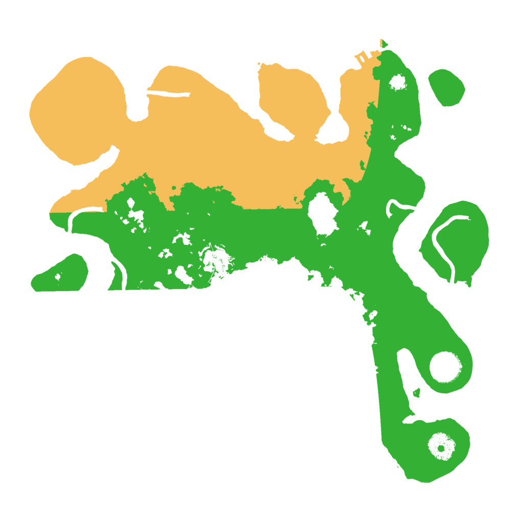 Biome Rust Map: Procedural Map, Size: 3000, Seed: 524100180