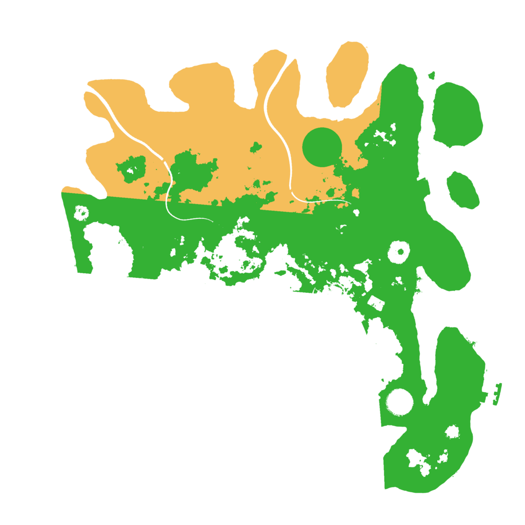 Biome Rust Map: Procedural Map, Size: 3500, Seed: 47149260