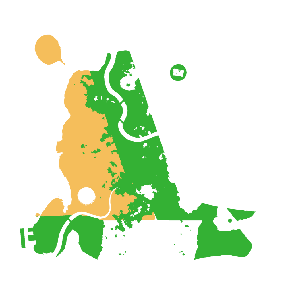 Biome Rust Map: Procedural Map, Size: 3000, Seed: 7590