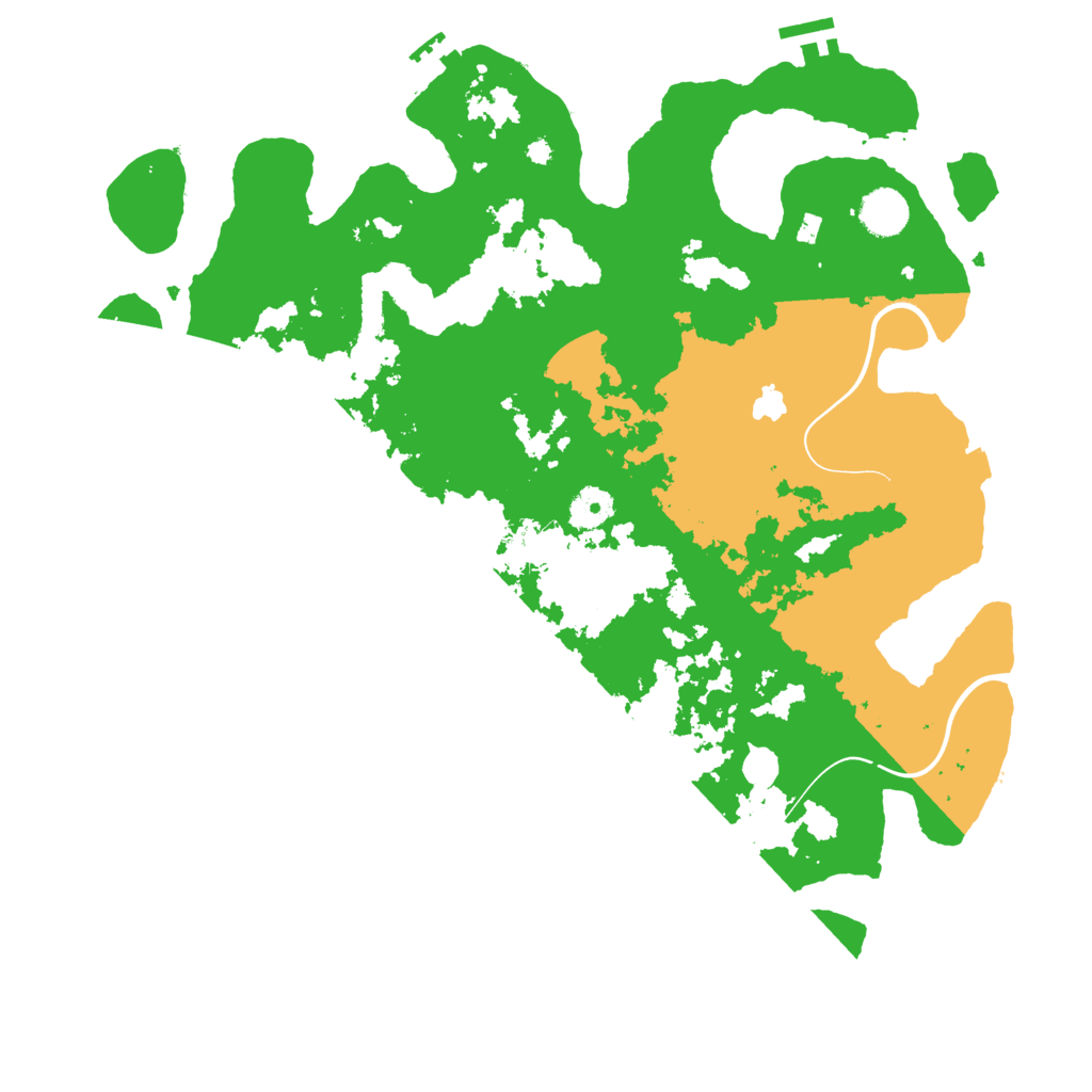 Biome Rust Map: Procedural Map, Size: 4000, Seed: 166249