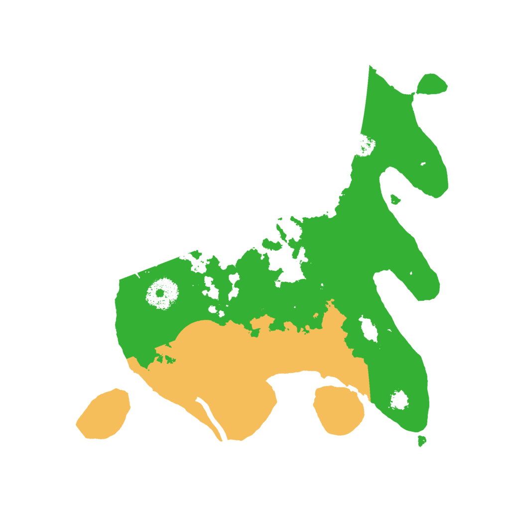 Biome Rust Map: Procedural Map, Size: 2500, Seed: 655