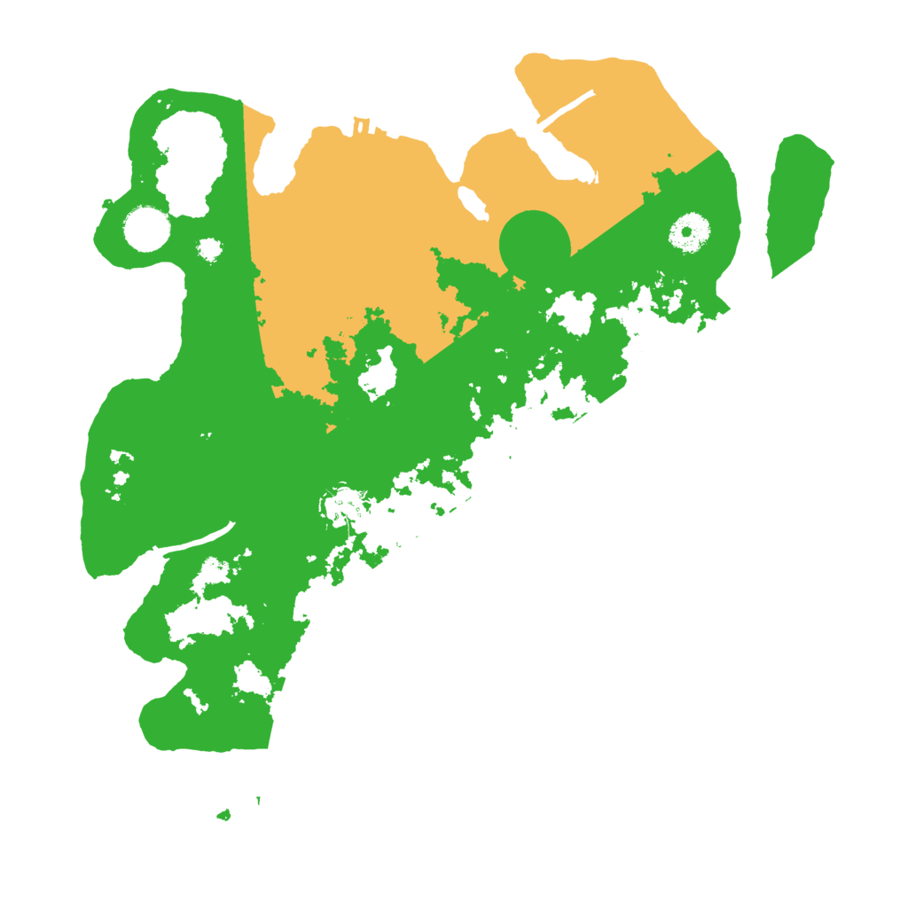 Biome Rust Map: Procedural Map, Size: 3500, Seed: 2091519769
