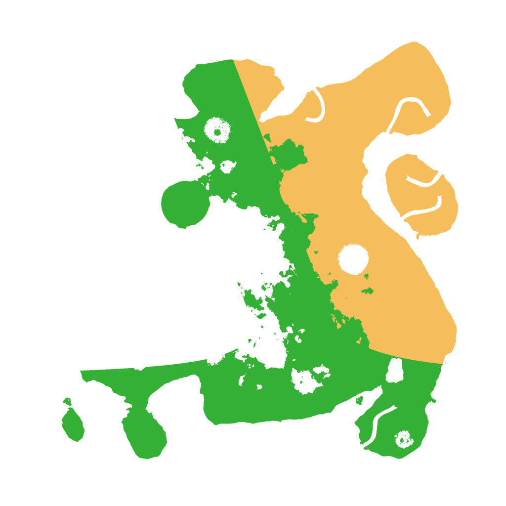Biome Rust Map: Procedural Map, Size: 3000, Seed: 666430246