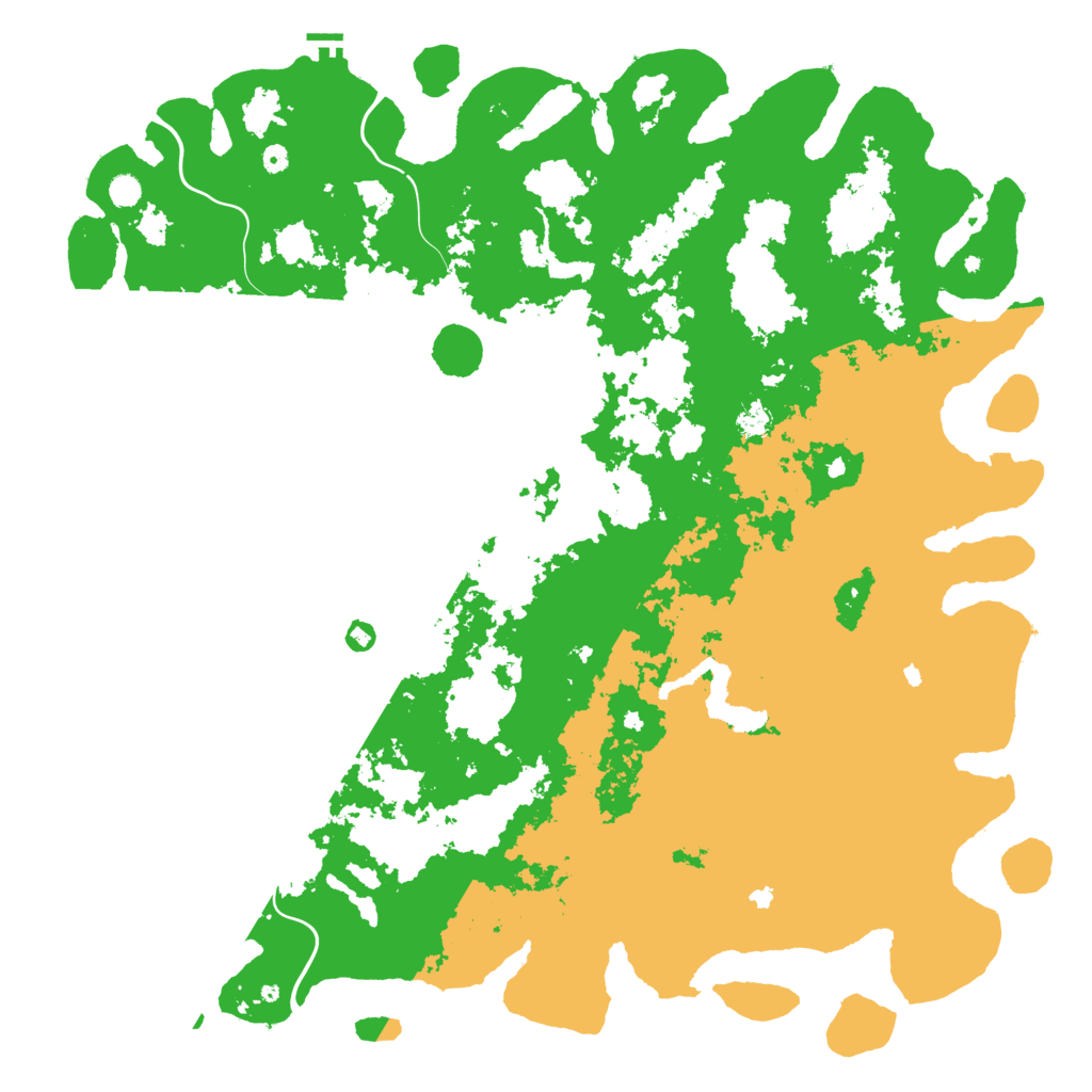 Biome Rust Map: Procedural Map, Size: 6000, Seed: 8005820