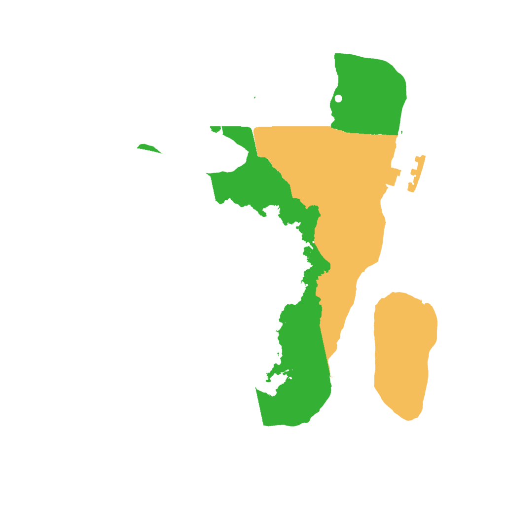 Biome Rust Map: Procedural Map, Size: 2000, Seed: 842788807