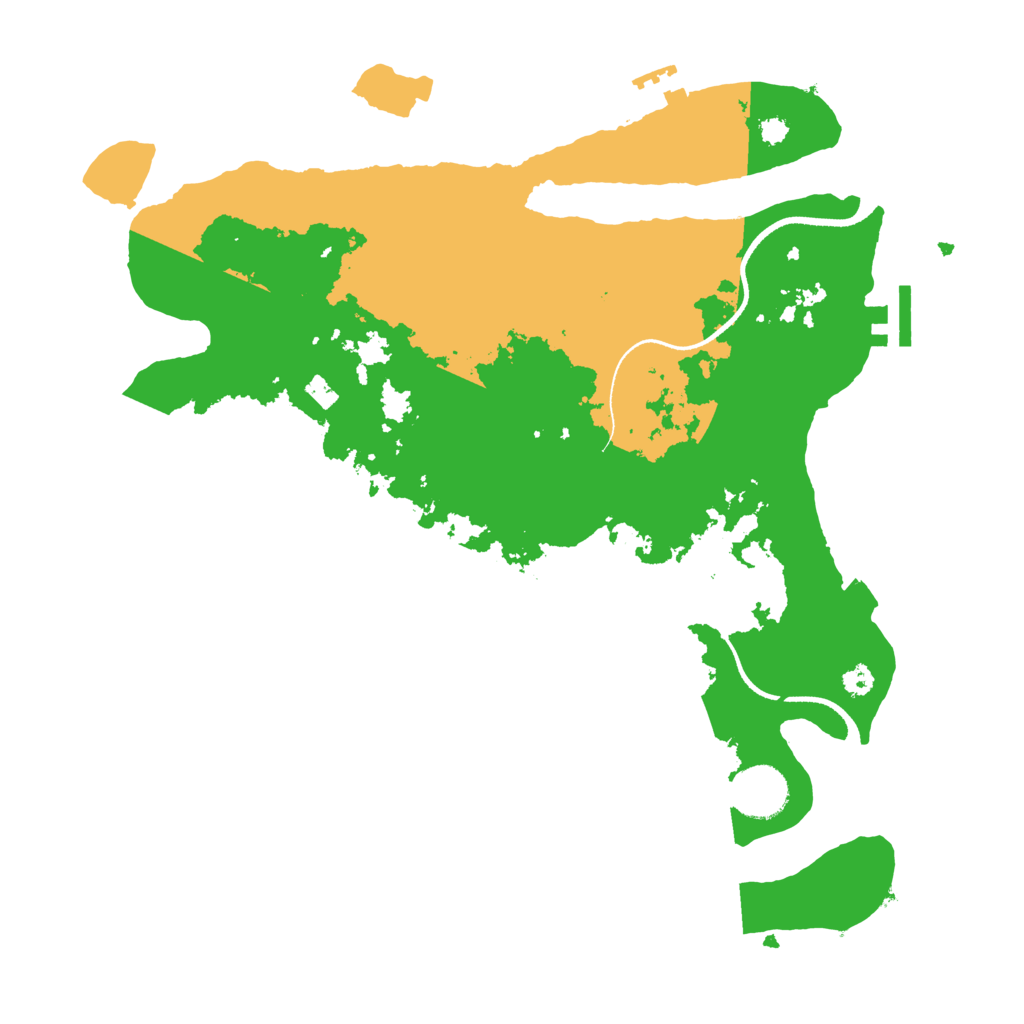 Biome Rust Map: Procedural Map, Size: 3400, Seed: 884494241