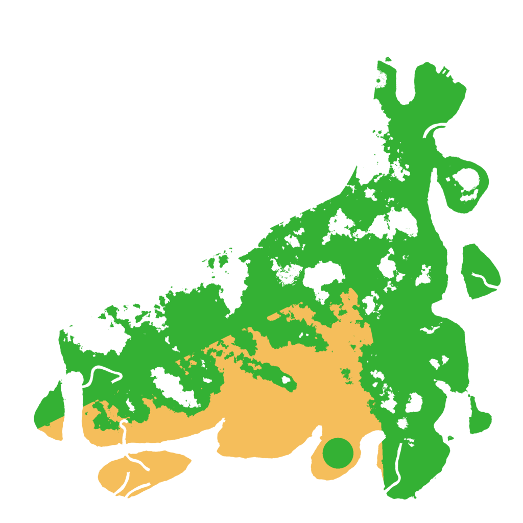 Biome Rust Map: Procedural Map, Size: 4500, Seed: 1122334
