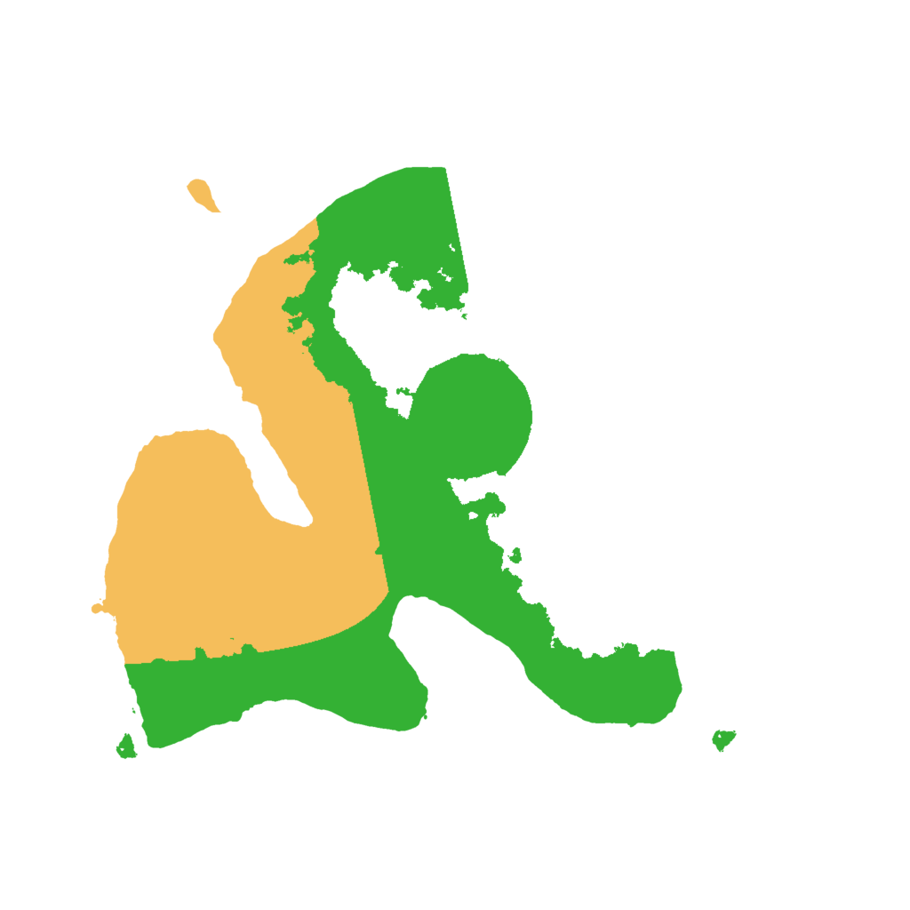 Biome Rust Map: Procedural Map, Size: 2000, Seed: 1294252490