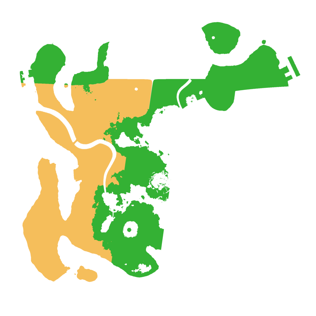 Biome Rust Map: Procedural Map, Size: 3000, Seed: 1987039538