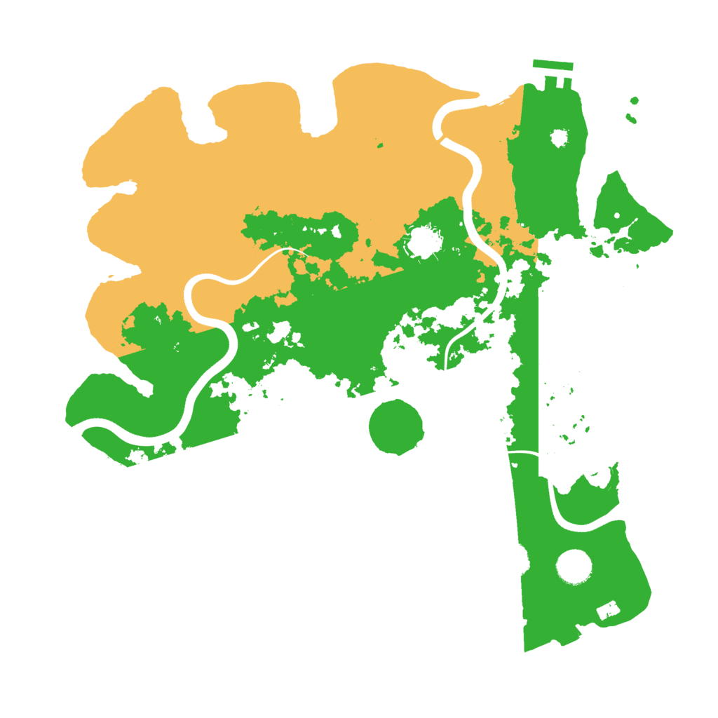 Biome Rust Map: Procedural Map, Size: 3610, Seed: 993459