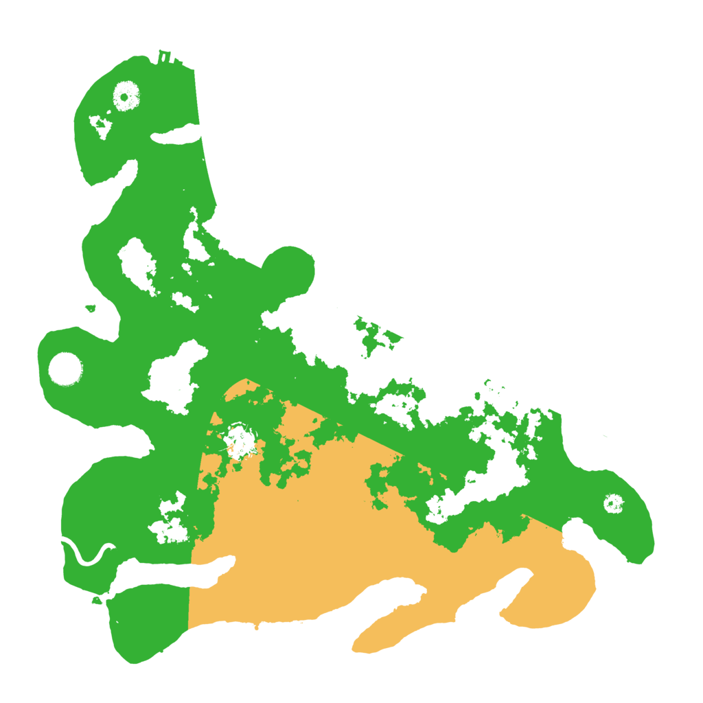 Biome Rust Map: Procedural Map, Size: 3700, Seed: 1460982189