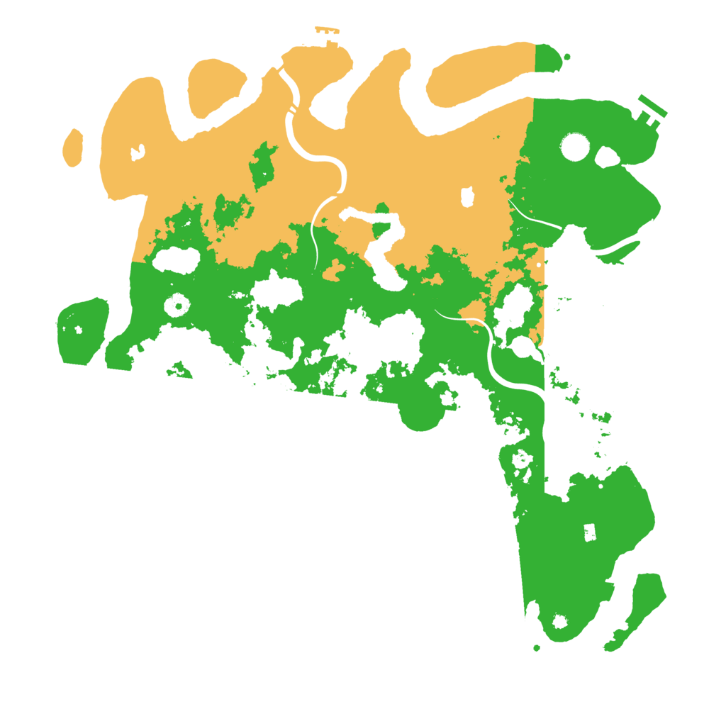 Biome Rust Map: Procedural Map, Size: 4500, Seed: 511171942