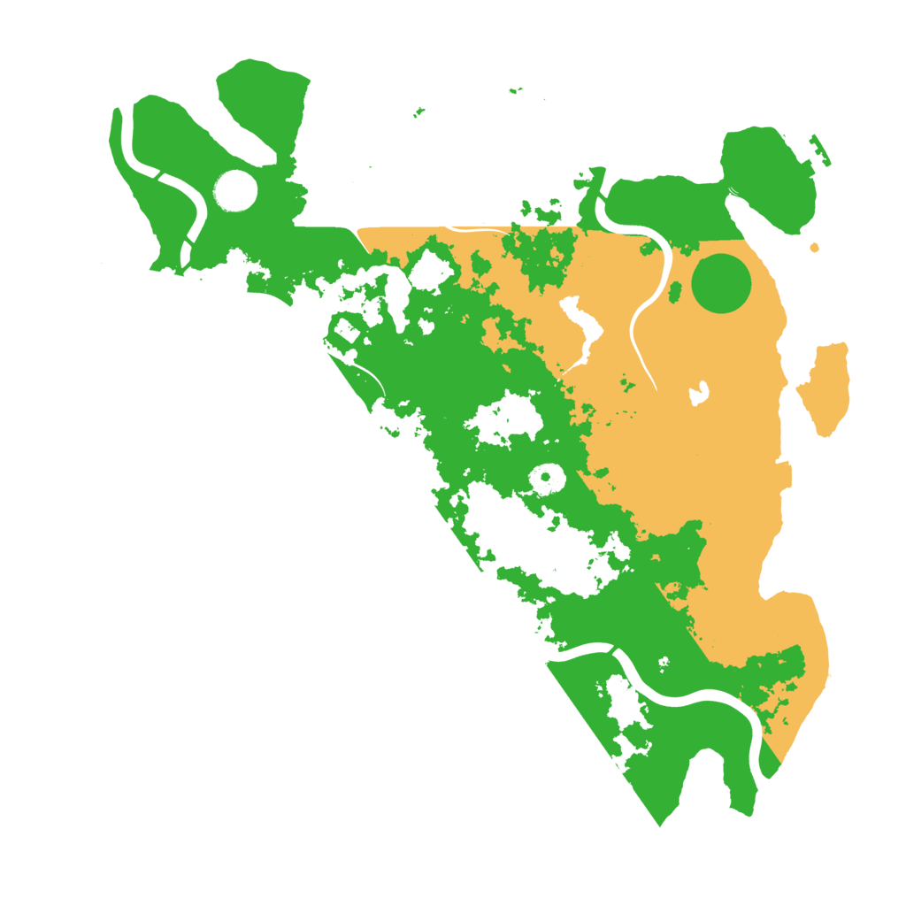 Biome Rust Map: Procedural Map, Size: 4000, Seed: 1406207596