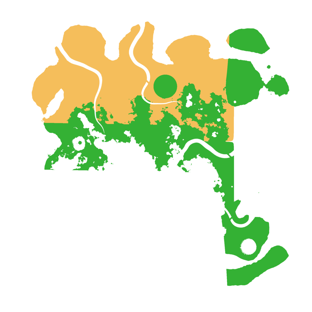 Biome Rust Map: Procedural Map, Size: 3500, Seed: 36745498