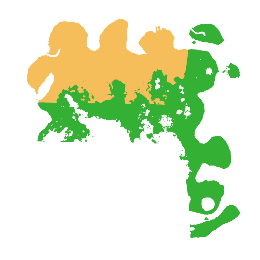 Biome Rust Map: Procedural Map, Size: 3500, Seed: 36745498