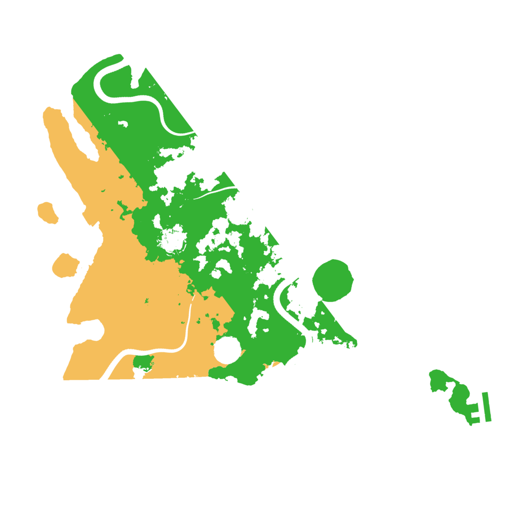 Biome Rust Map: Procedural Map, Size: 3500, Seed: 78697535