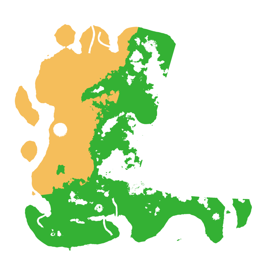 Biome Rust Map: Procedural Map, Size: 3500, Seed: 54349574