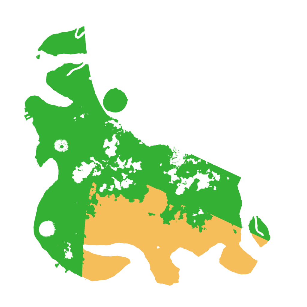 Biome Rust Map: Procedural Map, Size: 3500, Seed: 3386
