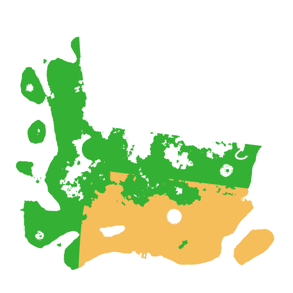 Biome Rust Map: Procedural Map, Size: 3500, Seed: 2112555