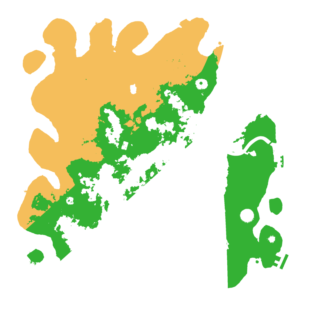 Biome Rust Map: Procedural Map, Size: 4000, Seed: 2020081908