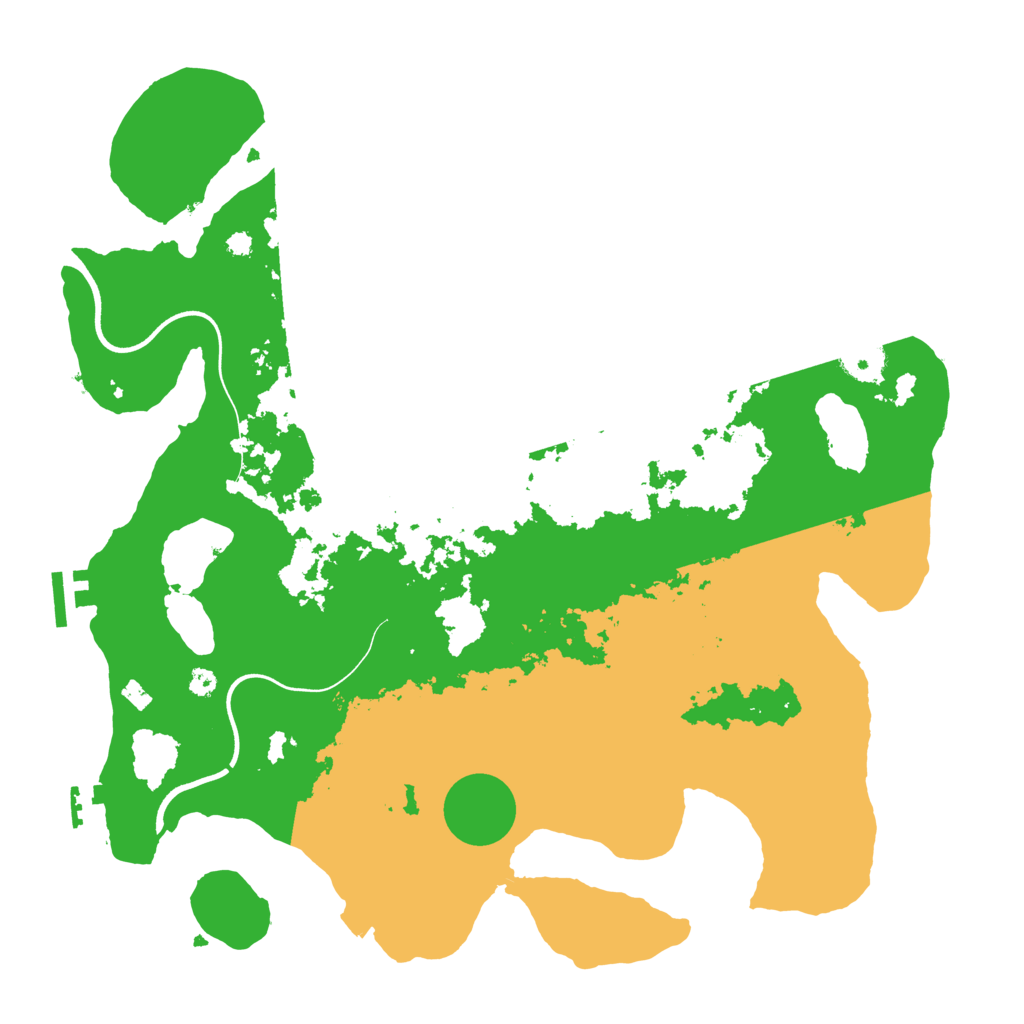 Biome Rust Map: Procedural Map, Size: 3750, Seed: 732719164