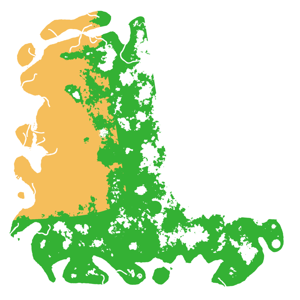Biome Rust Map: Procedural Map, Size: 6000, Seed: 503994610