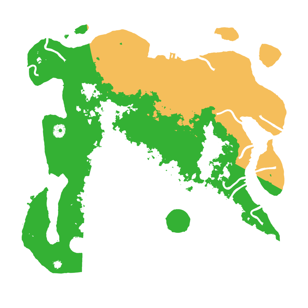 Biome Rust Map: Procedural Map, Size: 3500, Seed: 1455053661