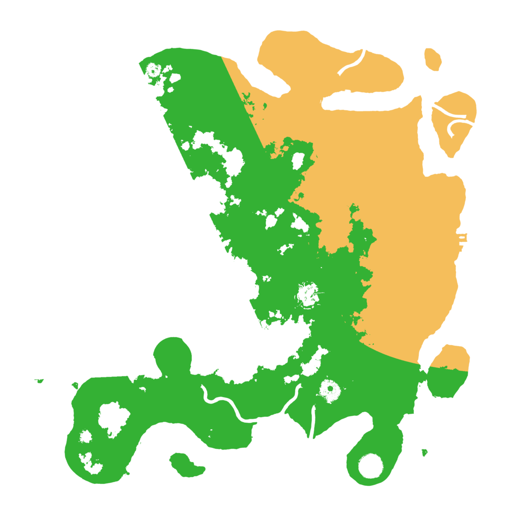 Biome Rust Map: Procedural Map, Size: 3750, Seed: 1019687676