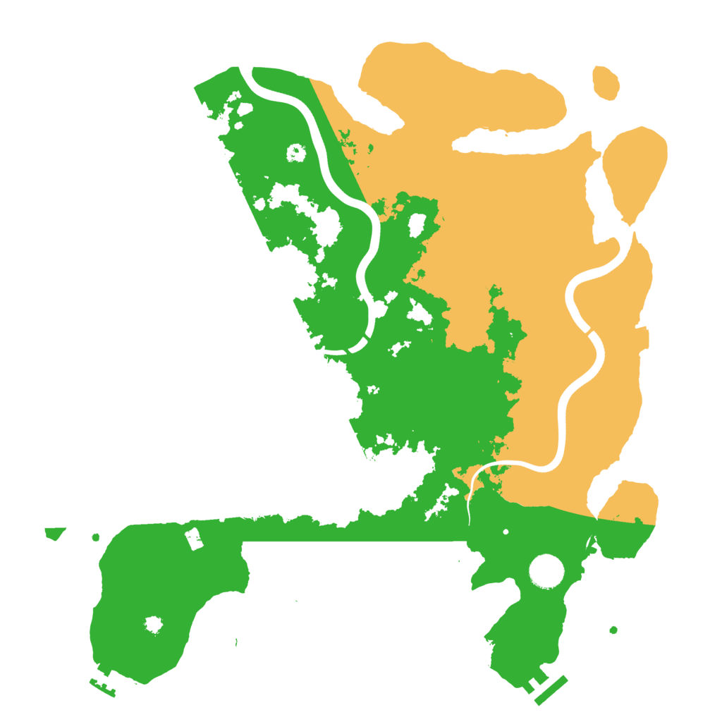 Biome Rust Map: Procedural Map, Size: 3750, Seed: 1019687676