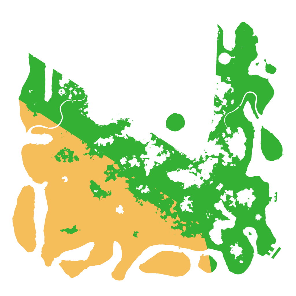 Biome Rust Map: Procedural Map, Size: 4500, Seed: 226480887