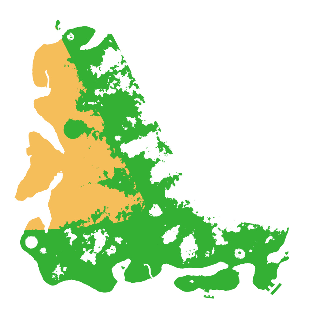 Biome Rust Map: Procedural Map, Size: 4500, Seed: 1489859876