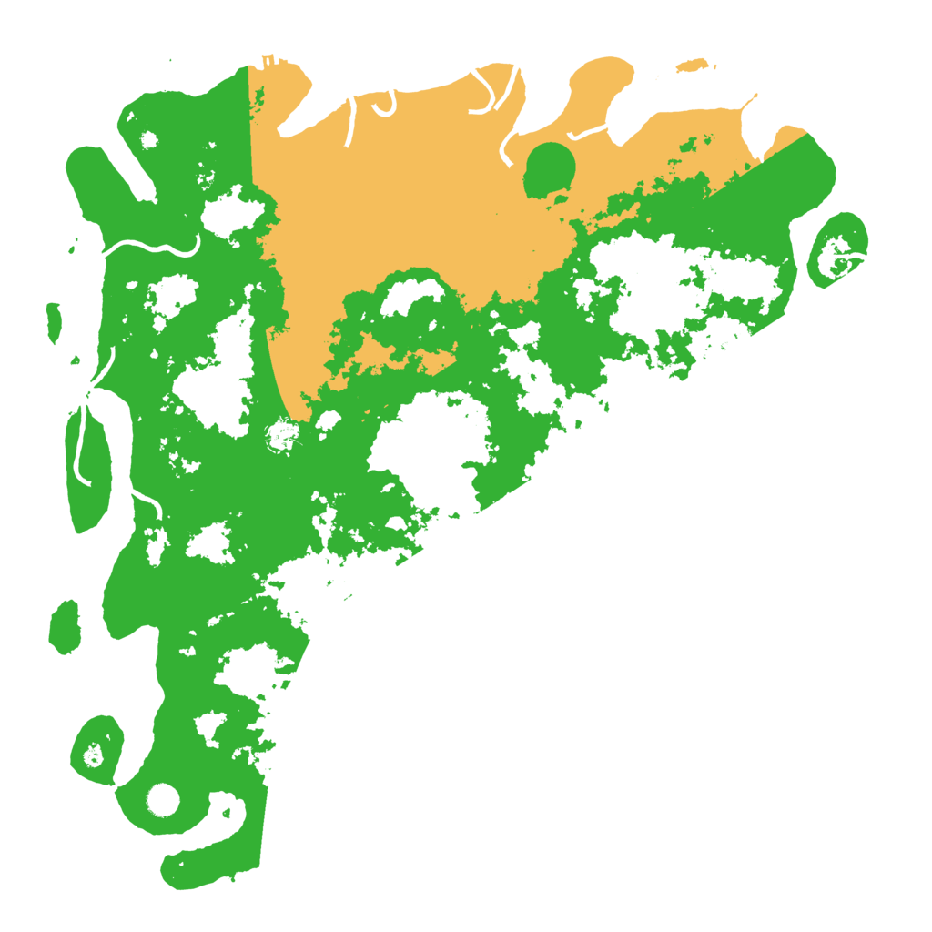 Biome Rust Map: Procedural Map, Size: 5000, Seed: 1234568