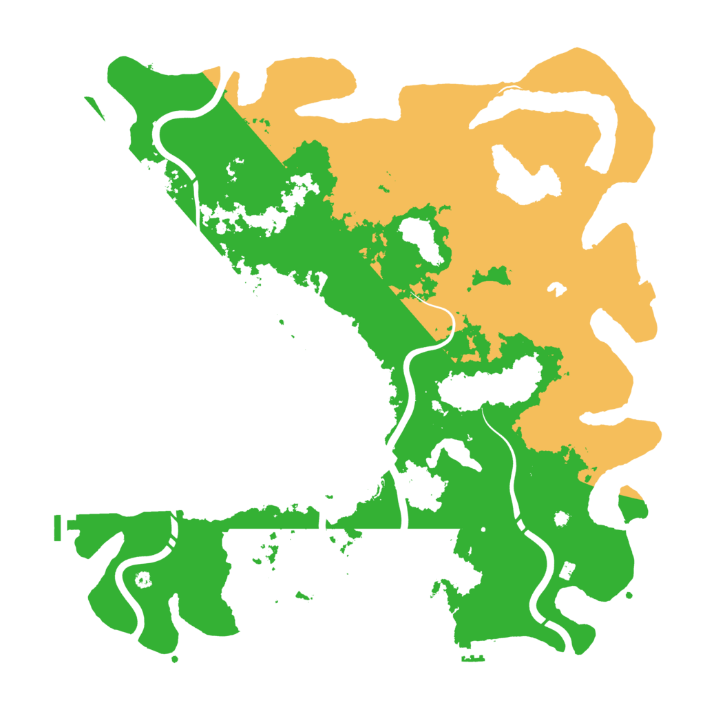 Biome Rust Map: Procedural Map, Size: 4250, Seed: 1876543108