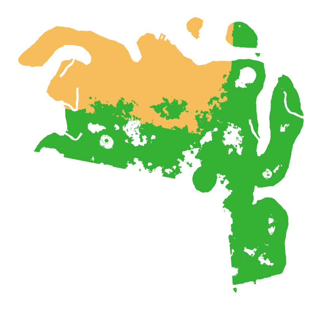 Biome Rust Map: Procedural Map, Size: 3500, Seed: 274614451