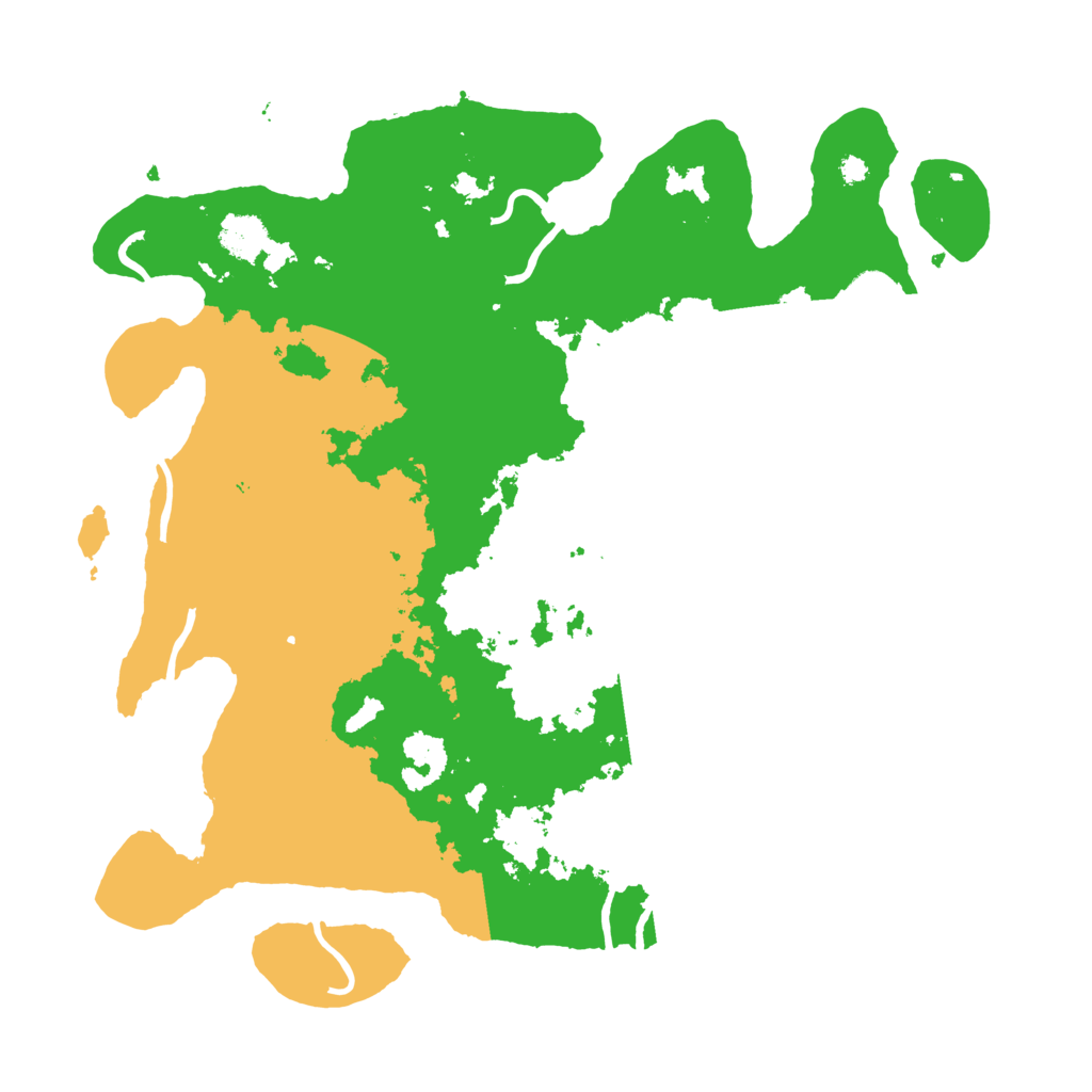 Biome Rust Map: Procedural Map, Size: 3700, Seed: 33120002