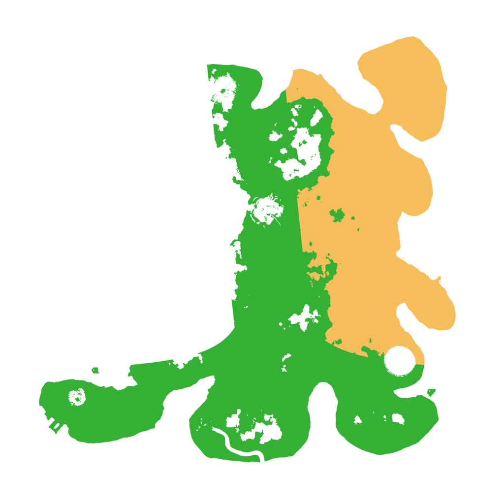 Biome Rust Map: Procedural Map, Size: 3000, Seed: 15628156