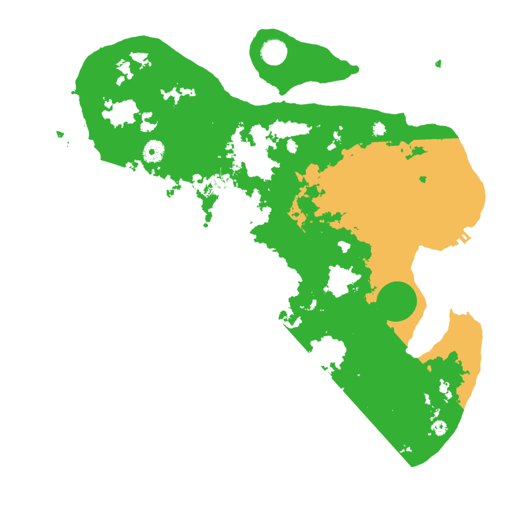 Biome Rust Map: Procedural Map, Size: 3500, Seed: 523771078